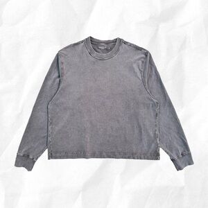 COPY - Abercrombie & Fitch Men’s Long-Sleeve Premium Heavyweight Cropped Tee